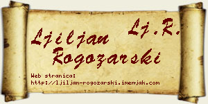 Ljiljan Rogožarski vizit kartica